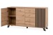 Sideboard >Medan< (BxHxT: 160x85x40 cm) in Artisan Oak / Anthrazit
