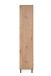 Standvitrine >Medan< (BxHxT: 92x198x40 cm) in Artisan Oak / Anthrazit