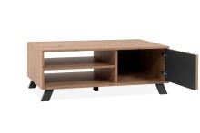Couchtisch >Medan< (BxHxT: 110,5x42x67 cm) in Artisan Oak / Anthrazit