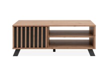 Couchtisch >Medan< (BxHxT: 110,5x42x67 cm) in Artisan Oak / Anthrazit