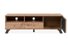 TV-Board >Medan< (BxHxT: 138x44x40 cm) in Artisan Oak / Anthrazit