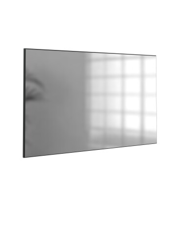 Spiegel >KOPENHAGEN< (BxHxT: 58x106x2 cm) in GRAPHIT + DIGI STEEL OPTIK