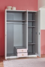 Kleiderschrank >CINDY2< (BxHxT: 139x199x58 cm) in...