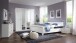 Komplettschlafzimmer >CHALET< (BxHxT: 474x210x210 cm) in WEISS