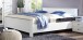 Bett-Set >CHALET< (BxHxT: 293x85x210 cm) in WEISS - 293x85x210cm (BxHxT)