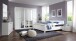 Bett >CHALET< (BxHxT: 169x85x210 cm) in WEISS - 169x85x210cm (BxHxT)