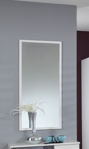 Spiegel >CHALET< (BxHxT: 58x106x2 cm) in WEISS - 58x106x2cm (BxHxT)