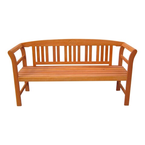 Gartenbank >Harland< (BxHxT: 157x82,2x45 cm) in braun - 157x82,2x45 (BxHxT)