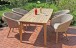 Garten-Essgruppe >Visalia< (BxHxT: 180x75x90 cm) in braun - 180x75x90 (BxHxT)
