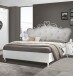 Schlafzimmer-Set >Salvina< (4-teilig) Weiss/Siebdruck