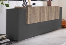 Sideboard >Coro< (BxHxT: 200x86x45 cm) in anthrazit...