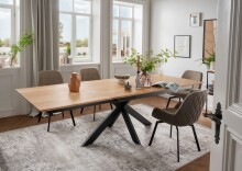 Esstisch >TI-0595< (BxHxT: 200x75x100 cm) in natur...