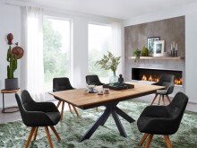 Esstisch >TI-0595< (BxHxT: 200x75x100 cm) in natur...