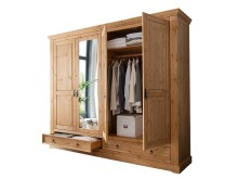 Kleiderschrank >SZ-0079< (BxHxT: 254x215x62 cm)...