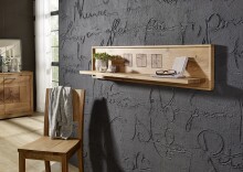 Wandboard >WZ-0315< (BxHxT: 130x30x22 cm) in natur...
