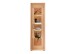 Vitrine >WZ-0315< (BxHxT: 61,6x201x40 cm) in natur geölt - 61,6x201x40 (BxHxT)