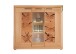 Highboard >WZ-0315< (BxHxT: 150x135x40 cm) in braun - 150x135x40 (BxHxT)