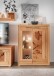 Wohnzimmer-Set >WZ-0315< (BxHxT: 316,6x201x46 cm) in natur geölt aus Kernbuche