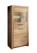 Highboard >WZ-0169< (BxHxT: 65x141,2x40 cm) in natur geölt - 65x141,2x40 (BxHxT)