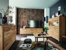 Sideboard >WZ-0169< (BxHxT: 117,7x91,9x45 cm) in natur geölt aus Wildeiche