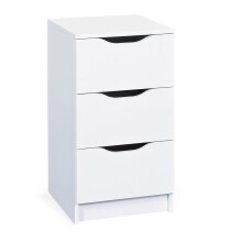 Kommode >WESTPHALEN< (BxHxT: 41x71x40 cm) in Weiss...