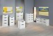 Kommode >WESTPHALEN< (BxHxT: 41x71x40 cm) in Weiss - 41x71x40 (BxHxT)