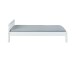 Einzelbett >Vilmar< (BxHxT: 210x70x98 cm) in Weiss - 210x70x98 (BxHxT)