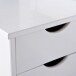 Funktionsbett >TILL< in Weiss aus Massivholz - 209x47,5x96cm (BxHxT)