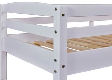 Etagenbett >ANNIKA< (BxHxT: 212x146,5x98,5 cm) in Weiss - 212x146,5x98,5 (BxHxT)