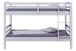 Etagenbett >ANNIKA< (BxHxT: 212x146,5x98,5 cm) in Weiss - 212x146,5x98,5 (BxHxT)