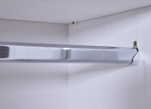 Kleiderschrank >Hedda< (BxHxT 104 x 180 x 56 cm) in Weiss - 104x180x56 (BxHxT)