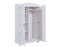 Kleiderschrank >Hedda< (BxHxT 104 x 180 x 56 cm) in Weiss - 104x180x56 (BxHxT)