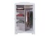 Kleiderschrank >Hedda< (BxHxT 104 x 180 x 56 cm) in Weiss - 104x180x56 (BxHxT)