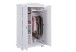 Kleiderschrank >Hedda< (BxHxT 104 x 180 x 56 cm) in Weiss - 104x180x56 (BxHxT)
