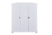 Kleiderschrank >Bastian< (BxHxT 150 x 180 x 56 cm) in Weiss - 150x180x56 (BxHxT)