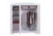 Kleiderschrank >Bastian< (BxHxT 150 x 180 x 56 cm) in Weiss - 150x180x56 (BxHxT)