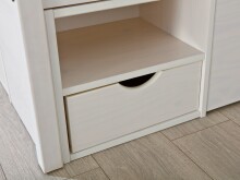 Funktionsbett >Till< (BxHxT 209 x 47,5 x 146 cm) in Weiss - 209x47,5x146 (BxHxT)
