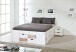 Funktionsbett >Till< (BxHxT 209 x 47,5 x 146 cm) in Weiss - 209x47,5x146 (BxHxT)