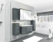 Unterschrank >Quickset 327< (BxHxT: 30x90,5x33 cm) in Anthrazit Hochglanz