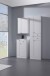 Wandhängeschrank >Quickset 955< (BxHxT: 50x75x20 cm) in Weiß hochglanz