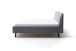 Polsterbett >Frieda< (LxB: 200x180 cm) in Ocean aus Stoff - 200x180cm (LxB)
