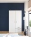 Kleiderschrank >Harry< ((BxHxT) 100x176x52 cm) in Weiß - 100x176x52cm (BxHxT)