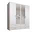 Kleiderschrank >Spazio< in Weiß - 183,1x198,6x48cm (BxHxT)