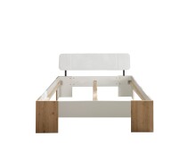 Bett >Lino< in Artisan Eiche / Weiß - 145x81x214cm (BxHxT)