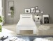 Bett >Cannes< in Weiß - 95x71x204cm (BxHxT)