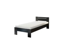 Bett >Cannes< in Schwarz - 95x71x204cm (BxHxT)