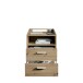Nachtkommode >Lumo< in Artisan Eiche - 46x67x42cm (BxHxT)