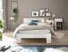 Bett >Cannes< in Weiß - 125x71x204cm (BxHxT)