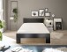 Bett >Cannes< in Schwarz - 125x71x204cm (BxHxT)