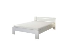 Bett >Cannes< in Weiß - 145x71x204cm (BxHxT)